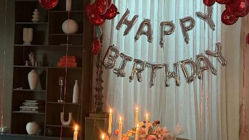 Geburtstagsdeko für Anna-Maria Ferchichi