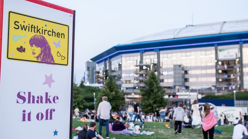 Für ein Taylor-Swift-Konzert nennt sich Gelsenkirchen in "Swiftkirchen" um, Juli 2024