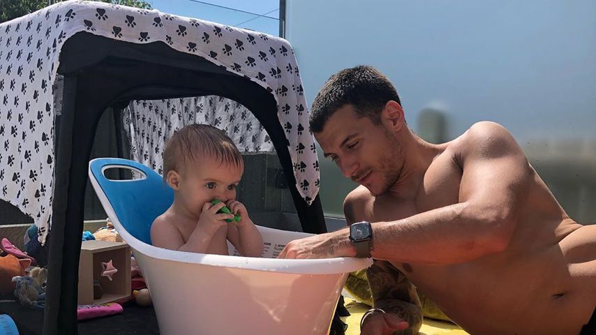 Gemma Atkinsons Tochter Mia und ihr Freund Gorka Marquez