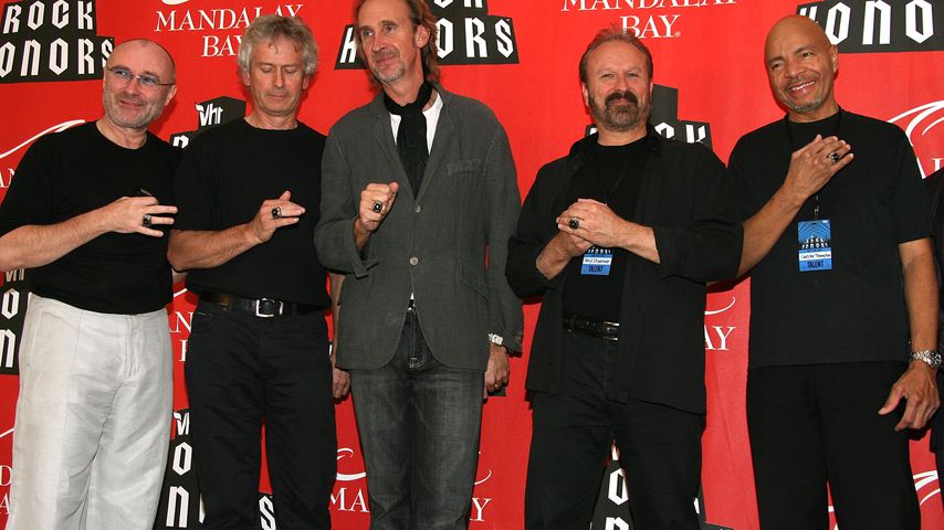 Die Rockband Genesis bei einem Event in Las Vegas im Mai 2007