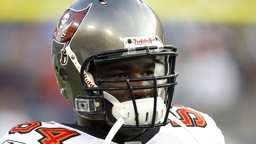 Geno Hayes während eines NFL-Spiels in Nashville, Tennessee