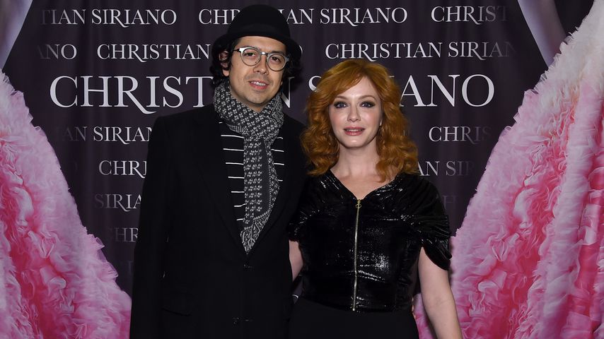 Geoffrey Arend und Christina Hendricks im November 2018 in New York