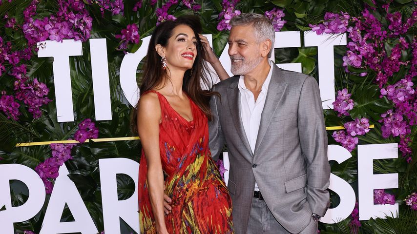 George und Amal Clooney bei der "Ticket to Paradise"-Premiere