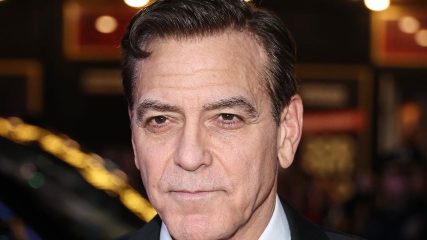 George Clooneys dunkles Haar sorgte für Gelächter zu Hause