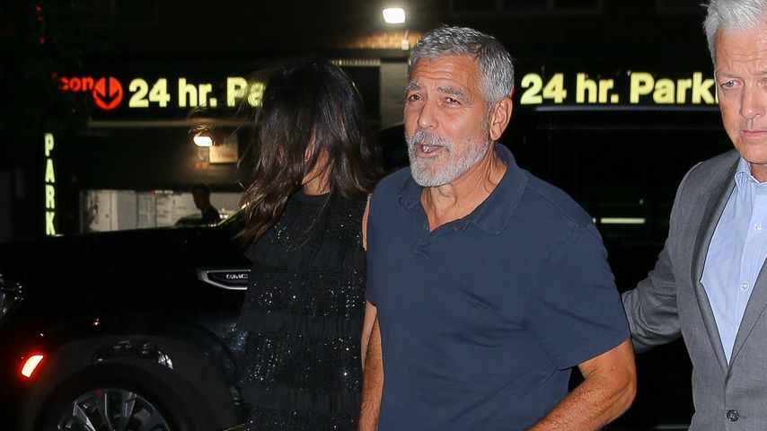 George Clooney und seine Frau Amal in New York