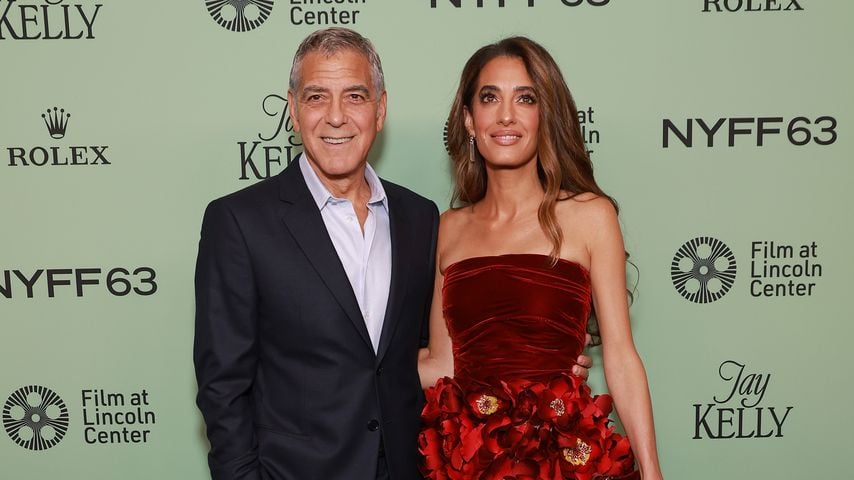 George Clooney und Amal Clooney bei der "Jay Kelly"-Premiere in New York, 2025