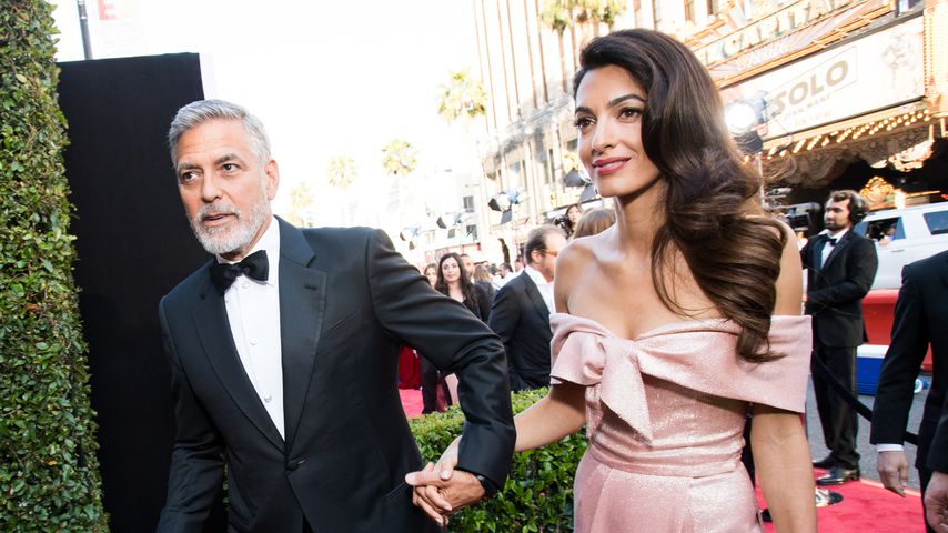 Nach Horror-Unfall: Amal wich nicht von Georges Seite