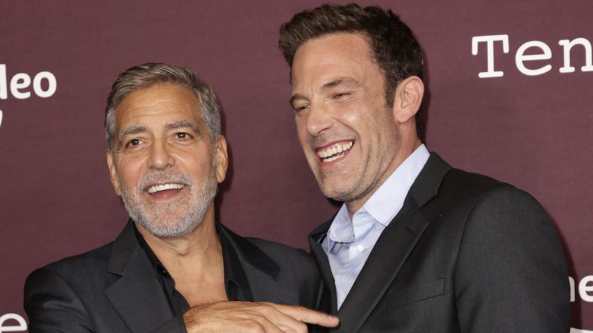 George Clooney und Ben Affleck bei der Premiere von "The Tender Bar" im Oktober 2021, Los Angeles