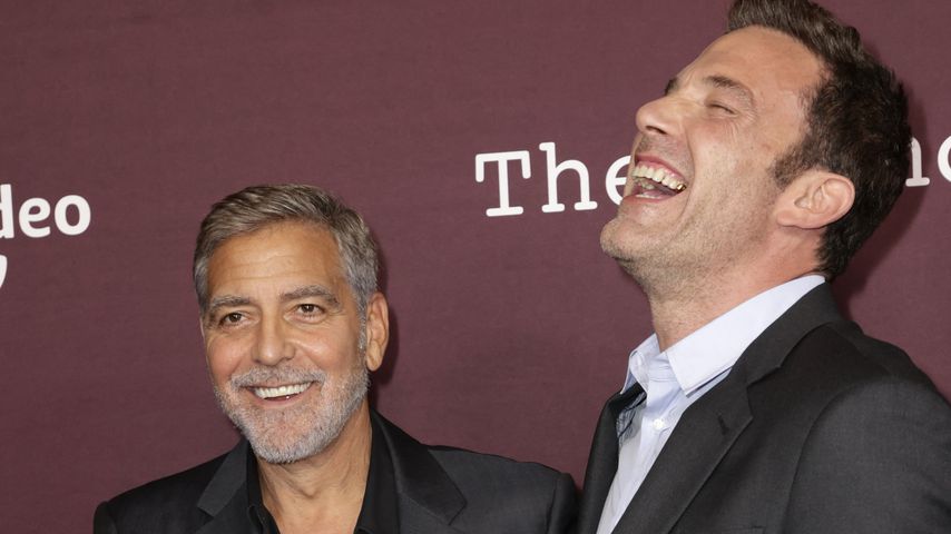 George Clooney und Ben Affleck bei der Premiere von "The Tender Bar" im Oktober 2021, Los Angeles