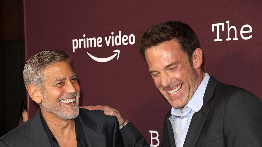 George Clooney und Ben Affleck bei der Premiere von "The Tender Bar" in Los Angeles, Oktober 2021