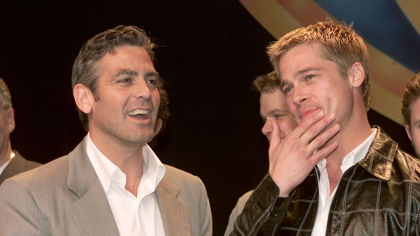 George Clooney und Brad Pitt im Jahr 2001