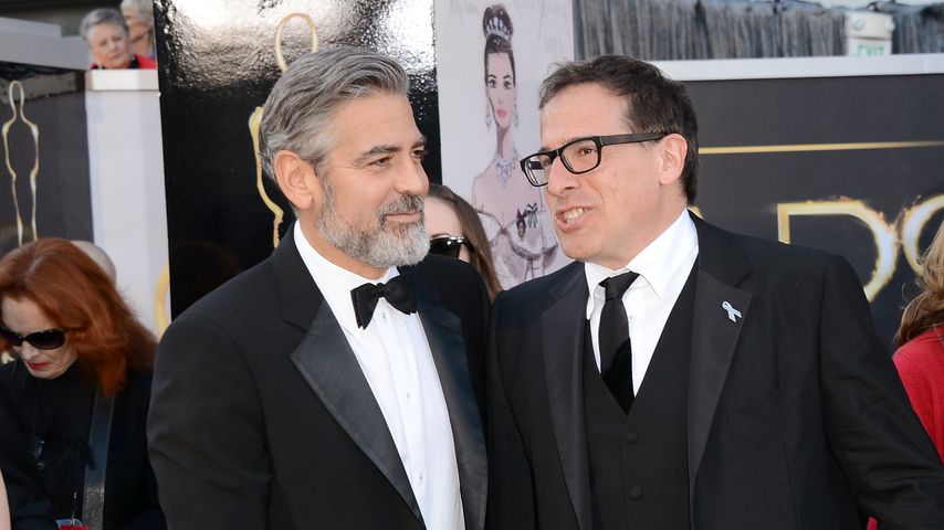 George Clooney und David O. Russell im Februar 2013