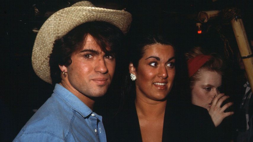 George Michael mit seiner Schwester Melanie in den 1980ern