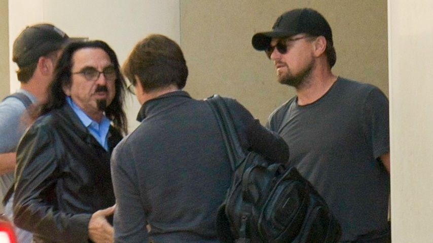 Kaum erkannt: Hier trifft Leonardo DiCaprio seinen Vater