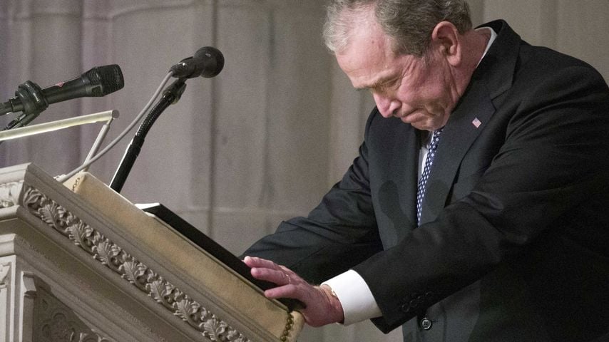 George W. Bush in Washington DC im Dezember 2018