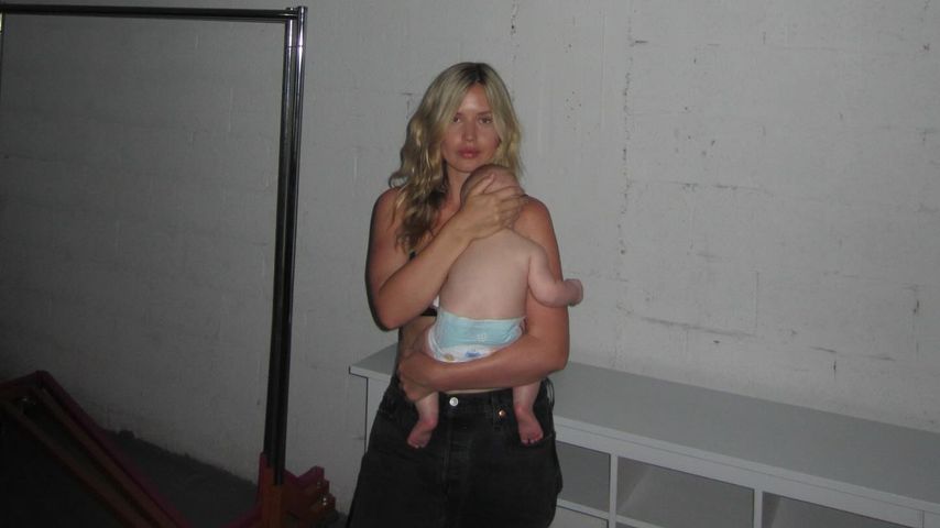 Als Baby: Mick Jaggers Enkel Dean startet als Model durch