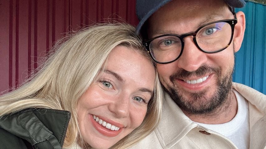 Georgia Toffolo mit ihrem Partner James