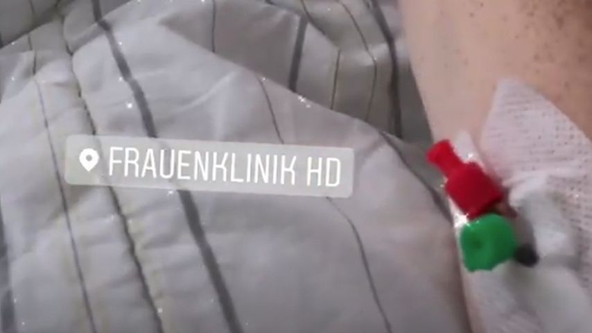 Georgina Fleur in einer Heidelberger Klinik, April 2021