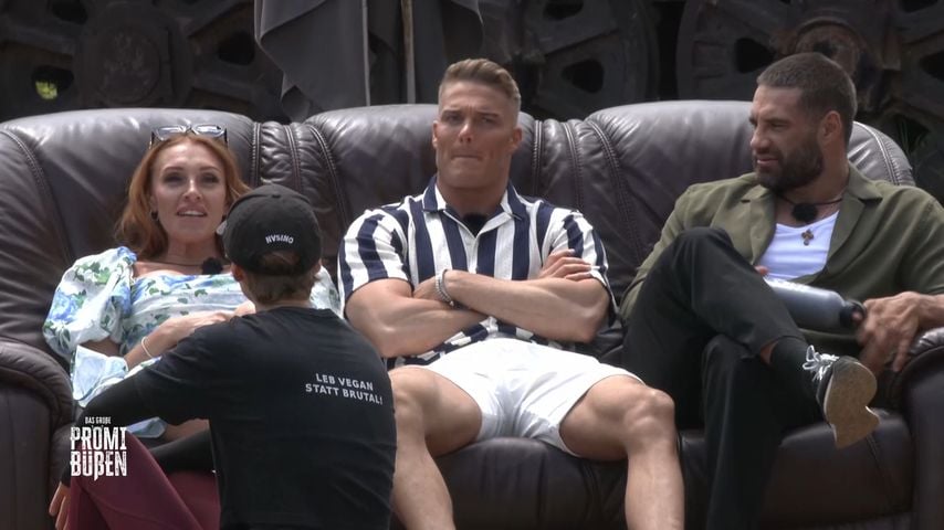 Georgina Fleur, Raffaela Raab, Marwin Klute und Aleks Petrovic bei Promi-Büßen, 2026