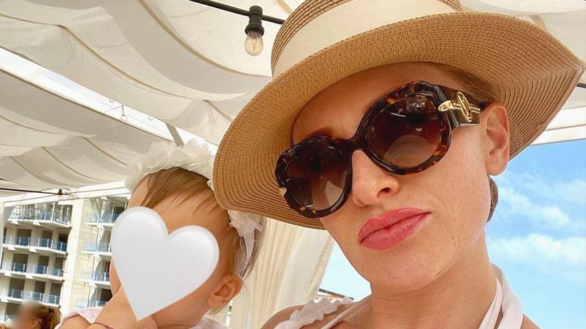 Georgina Fleur und ihre Tochter in Monte Carlo