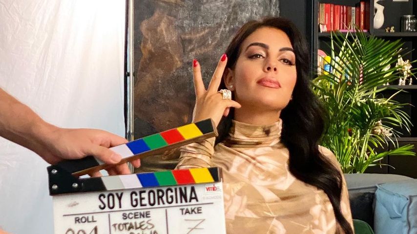 Georgina Rodriguez bei den Dreharbeiten zu ihrer Netflix-Doku im April 2021