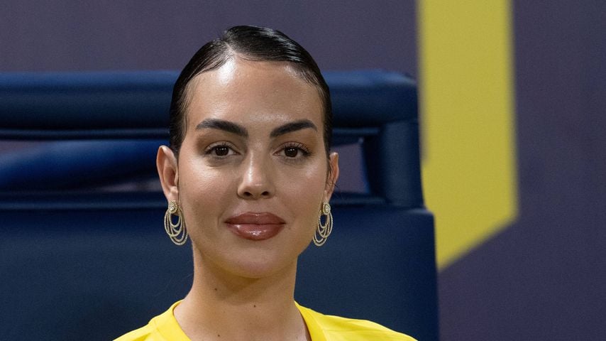 Georgina Rodríguez beim Fußballspiel Al-Nassr gegen Al Duhail in der AFC Champions League 2023/24