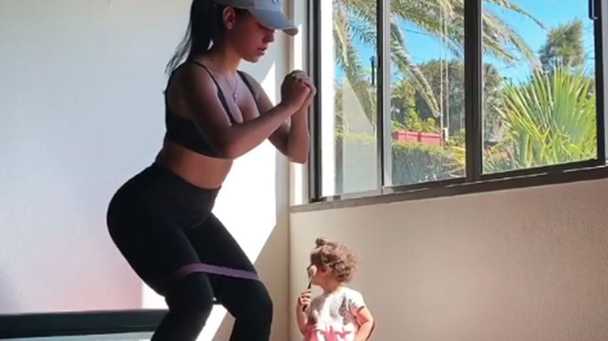 Georgina Rodriguez und ihre Tochter Alana