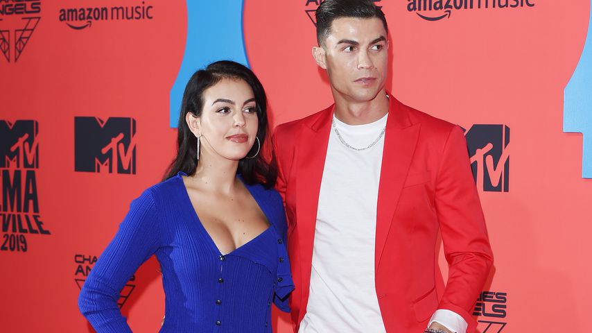 Georgina Rodriguez und Cristiano Ronaldo bei den EMAs 2019