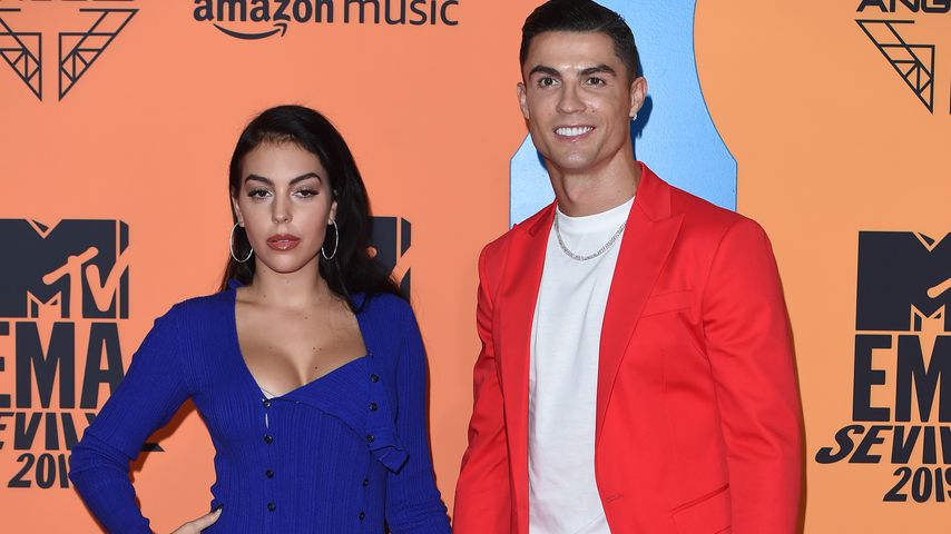Georgina Rodriguez und Cristiano Ronaldo bei den EMAs 2019