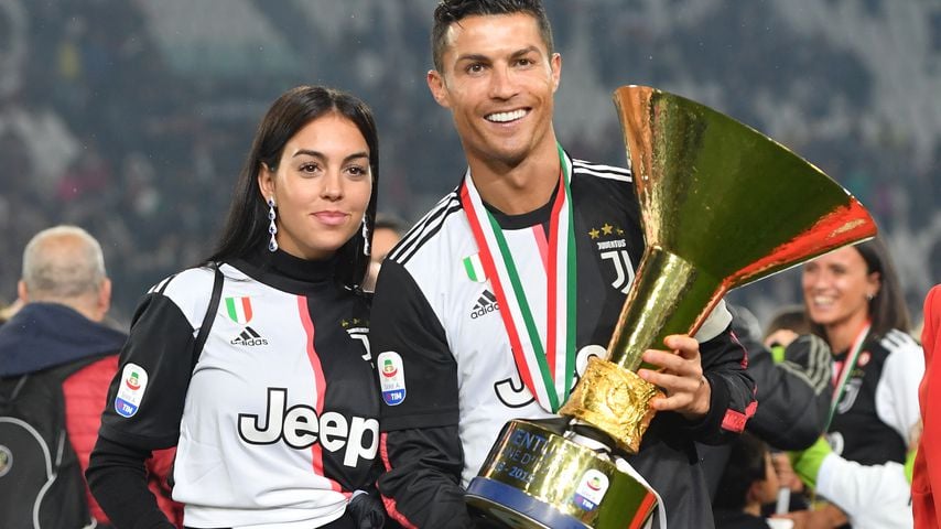 Georgina Rodriguez und Cristiano Ronaldo 2019 in Italien