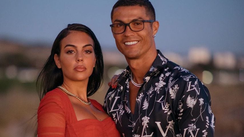 Georgina Rodríguez und Cristiano Ronaldo im August 2020