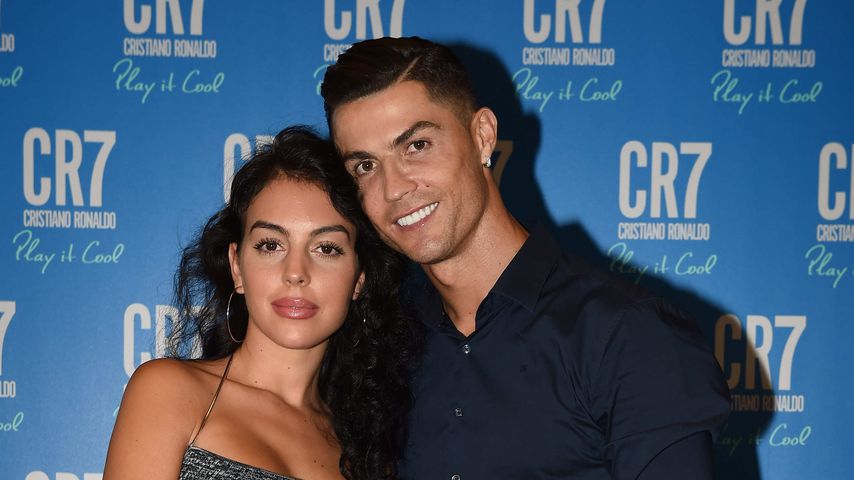 Georgina Rodriguez und Cristiano Ronaldo im September 2019 in Turin