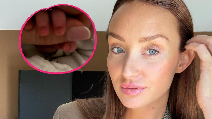 "Und dann warst du da": Georgina und Sidos Baby ist geboren