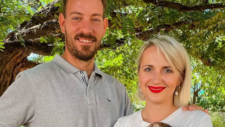 Gerald und Anna Heiser mit ihrem Sohn Leon