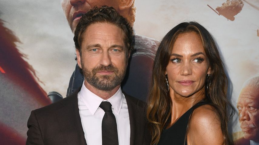 Gerard Butler und seine On-off-Freundin schmusen in Rom!