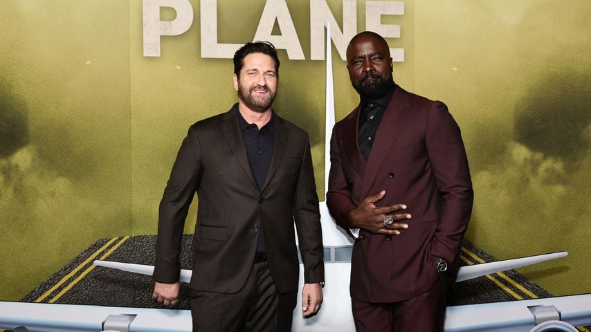 Gerard Butler und Mike Colter bei der New Yorker Premiere von "Plane" im AMC Lincoln Square Theater
