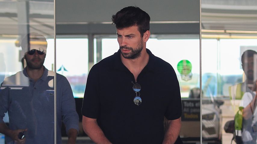 Gerard Piqué am Flughafen in Barcelona im Juni 2022