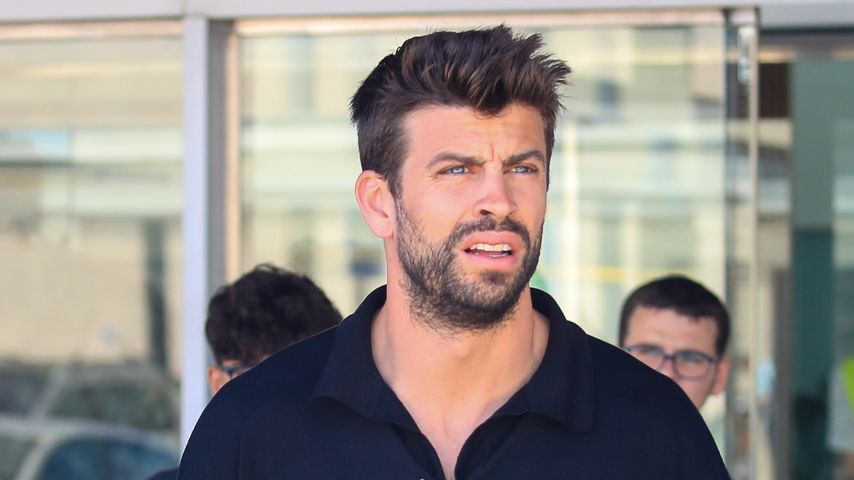 Gerard Piqué am Flughafen in Barcelona im Juni 2022