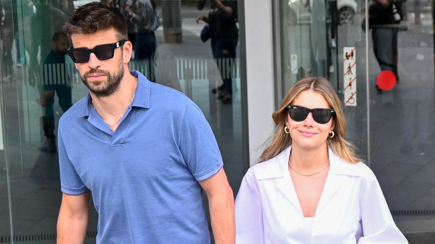 Gerard Piqué und Clara Chia Mati verlassen das Gerichtsgebäude