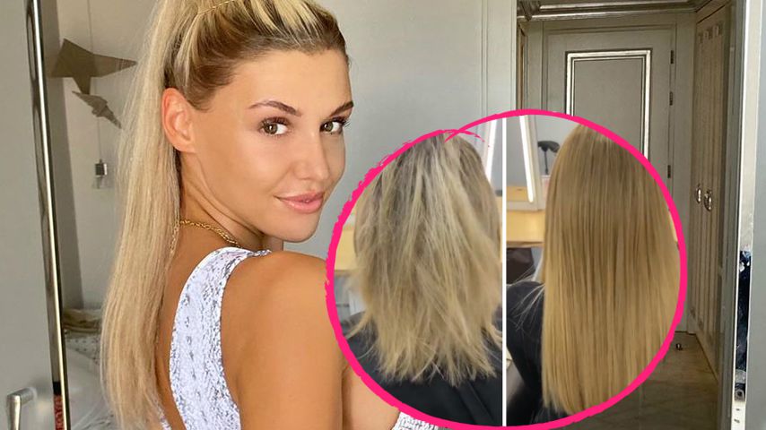 Neue Haare: Gerda Lewis präsentiert Vorher-Nachher-Vergleich