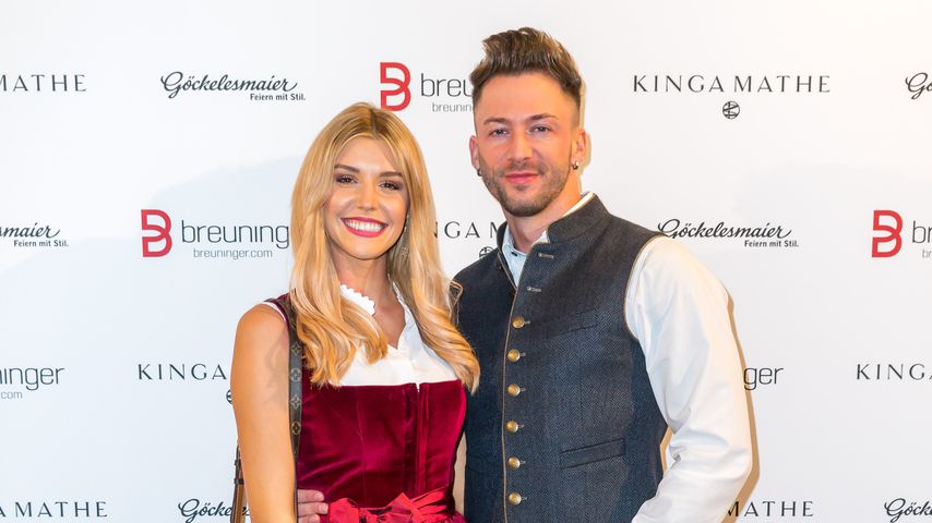 Gerda Lewis und Keno Rüst beim Kinga Mathe Pop-up-Store-Opening im Breuninger Stuttgart