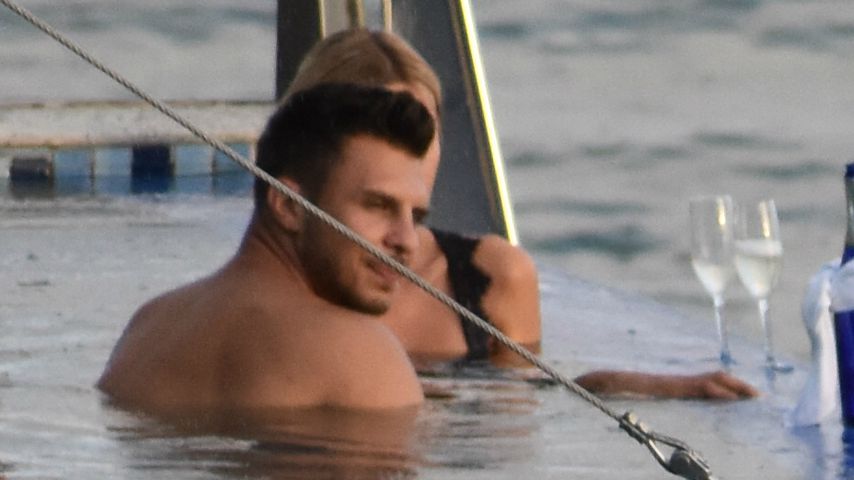Tim Stammberger und Gerda Lewis bei Dreharbeiten zu "Die Bachelorette"