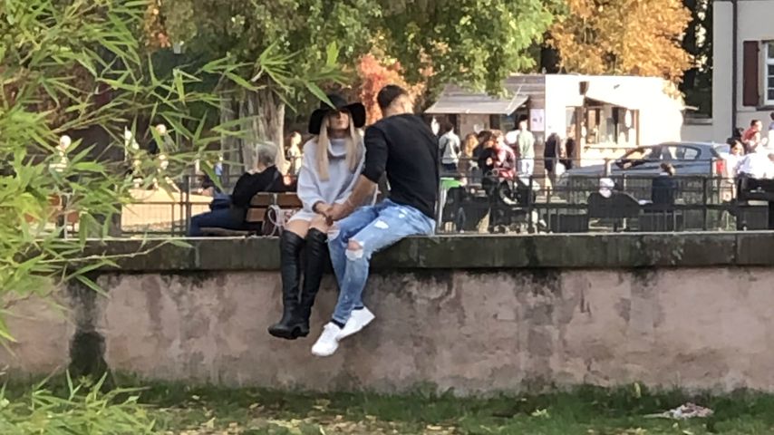 Gerda Lewis und Tim Stammberger in Straßburg, Oktober 2019
