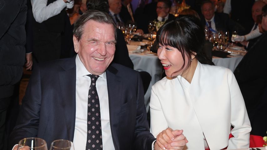 Gerhard Schröder mit seiner Frau Soyeon, Februar 2018