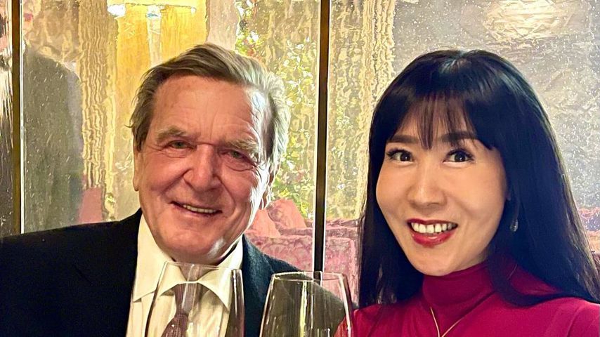 Gerhard Schröder mit seiner Gattin Soyeon