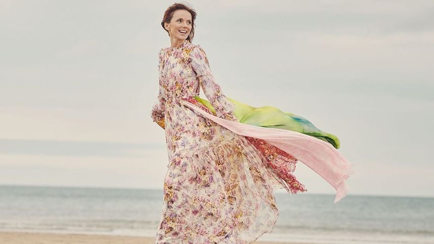 Geri Halliwell beim Strandspaziergang im November 2020