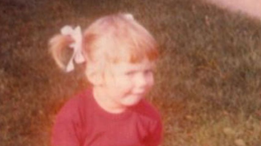 Geri Halliwell im Alter von drei Jahren