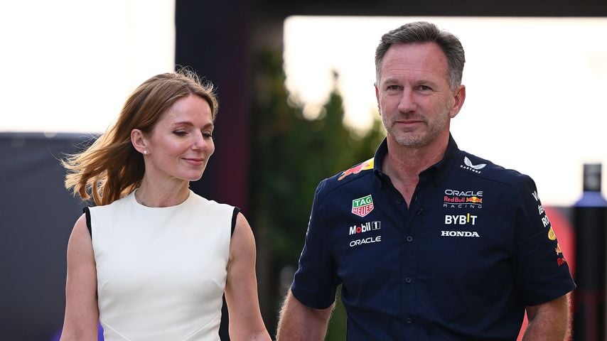 Geri Halliwell und Christian Horner beim Grand Prix von Bahrain