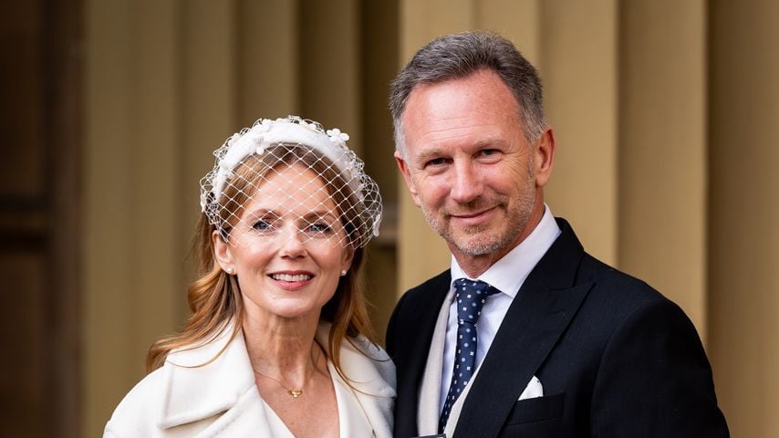 Keine Krise: Geri Horners Ehemann hat ihre Tochter adoptiert