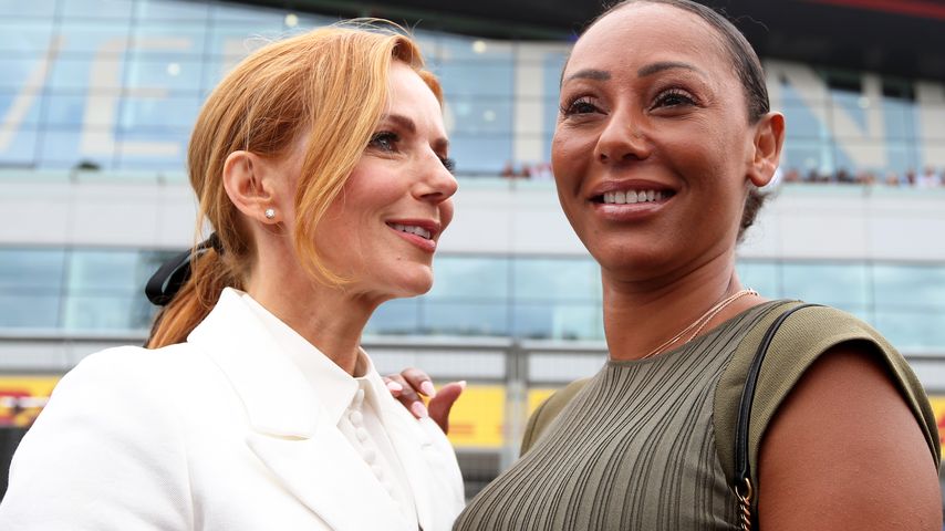 Geri Halliwell und Mel B. beim Grand Prix in Großbritannien, Juli 2019